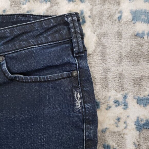 Silver Jeans Stevie Women's Size 30 Stretch Mid Rise Dark Wash Denim - Picture 7 of 9
